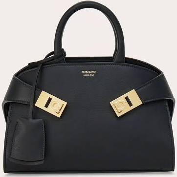 Ferragamo Women Hug Mini Bag Black