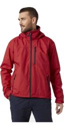 Helly Hansen Crew Hooded Mens Jacket - Red