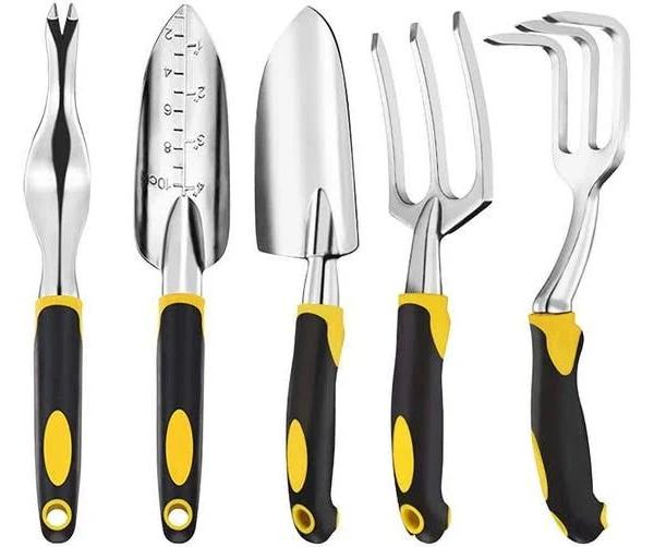 Cast-aluminum Heavy Duty Garden Tool Set ( 5 Piece )