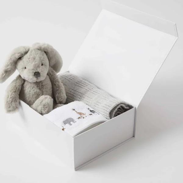 Grey Bunny Hamper Gift Set