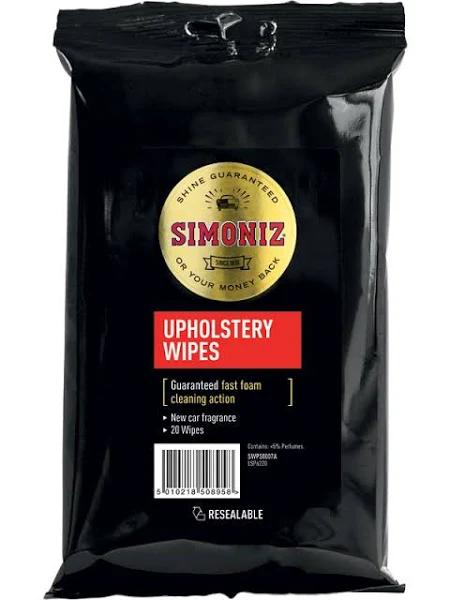 Simoniz Upholstery Wipes 20 Pack