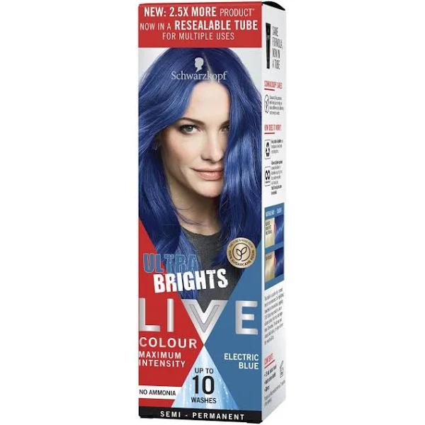 Schwarzkopf Live Colour Ultra Brights Electric Blue 75ml