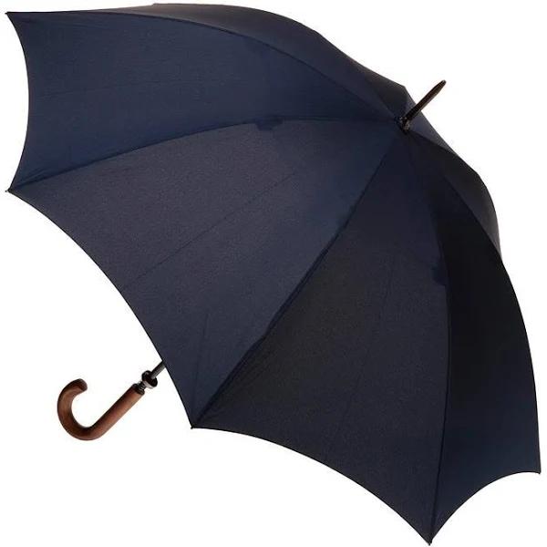 Clifton Men’s 119cm Classic Style Windproof UPF50+ UV Walking Umbrella Ink Navy