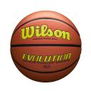 Wilson Evolution Game Basketball, Yellow, Intermediate Size - 28.5"