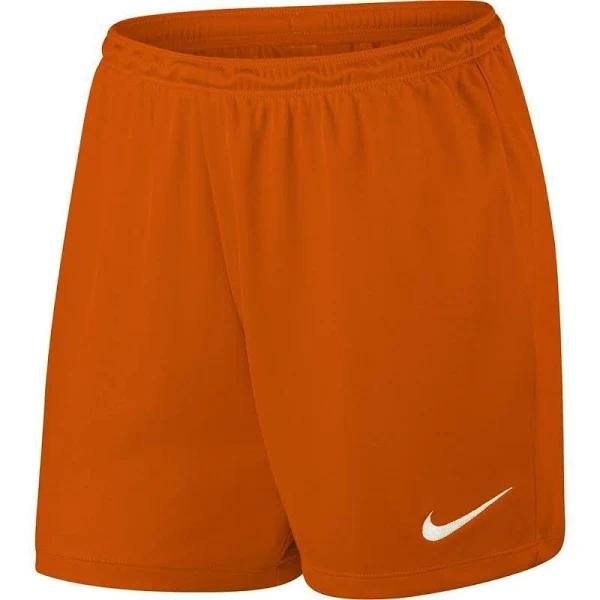 Nike Womens Park II Knit Shorts 833053 Orange / XS