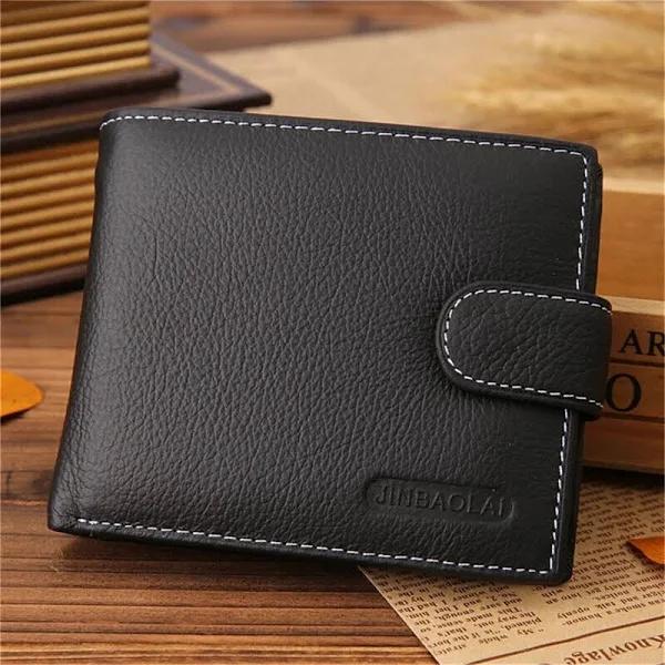 Mens Genuine Leather Wallet Coin Purse Wallet Multiple Card Slots Cowhide New AU