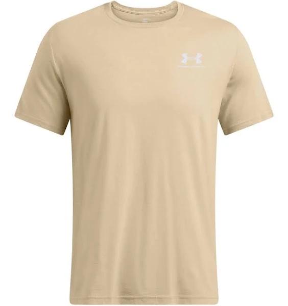 Under Armour Men's Left Chest Logo Short Sleeve Brown 3XL