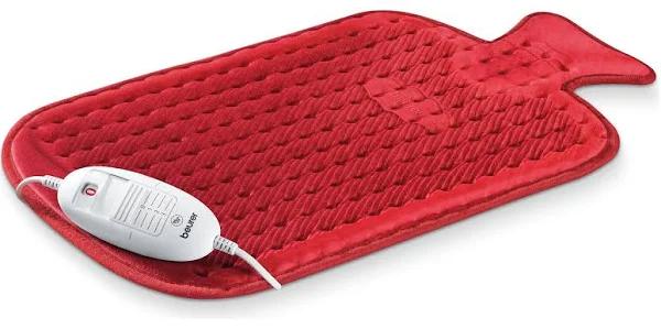 Beurer HK44UK Heat Pad | Soft and Cosy Electric Heat Pad | Rapid Warm-Up Function | 3 Electronically Regulated Temperature Settings | Machine-Washable