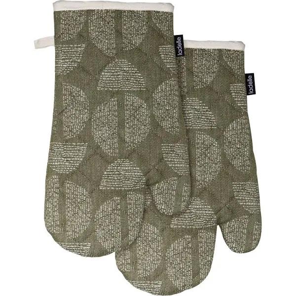 Ladelle Splice Oven Mitt Set of 2 Moss