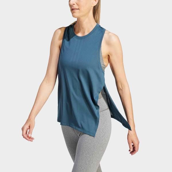 Adidas HIIT Aeroready Quickburn Training Tank Top - Turquoise, S