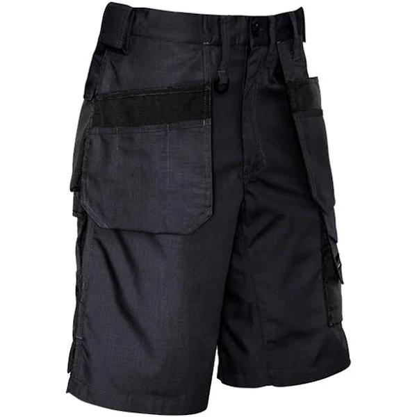 Syzmik Mens Ultralite Multi-pocket Short (ZS510) 72 / Charcoal/Black