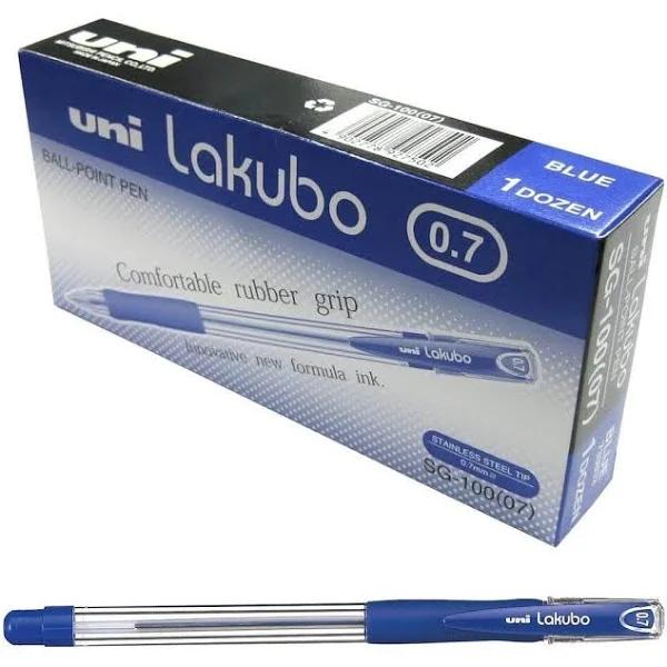 Pen Uni BP Lakubo Fine Blue - Box 12