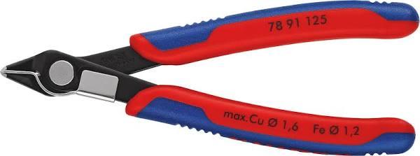 Knipex 78 91 125 Electronic Super Knips Burnished with multi-component Grips, 125 mm