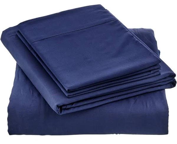 Ovela Premium Bamboo Blend Sheet Set (Navy, Single)