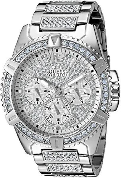 Guess Men's Stainless Steel Bracelet Watch 50mm Silver