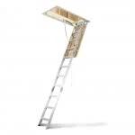 Werner Attic Ladder 2.3m To 3.1m Aluminium Folding Ladder ah2210az