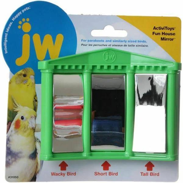 JW Pet Insight Activitoy Fun House Mirror Bird Toy