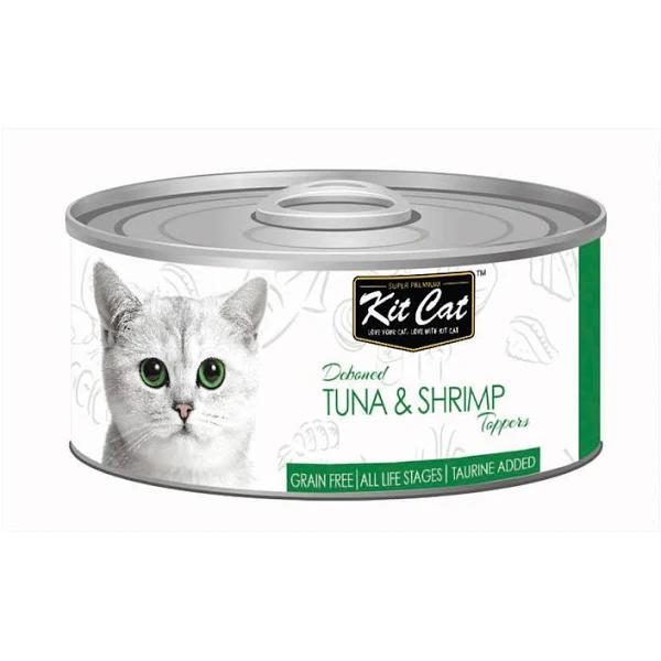 Kit Cat Toppers Canned Cat Food Tuna & Shrimp 80g