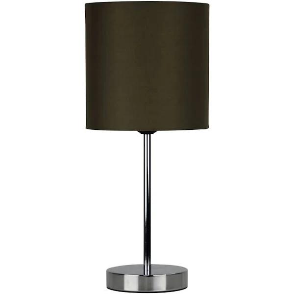 Oriel Lighting Zola Table Lamp Shade / Chrome/Taupe