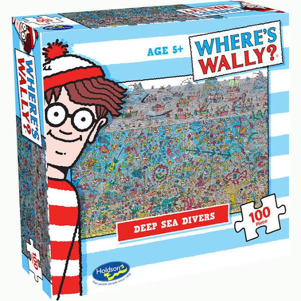 Where's Wally Mini XL Jigsaw Puzzle - Deep Sea Divers, 100 Piece