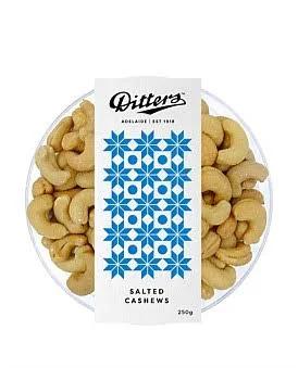 David Jones Ditters Salted Cashews 250g