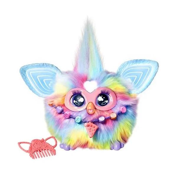 Furby Tie Dye, 15 Fashion Accessories, Interactive Plush Toys For 6 Year Old Girls & Boys & Up, Voice Activated Animatronic