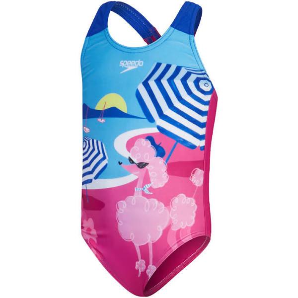 Speedo Toddler Girls Digital Printed Swimsuit Multi Size 6