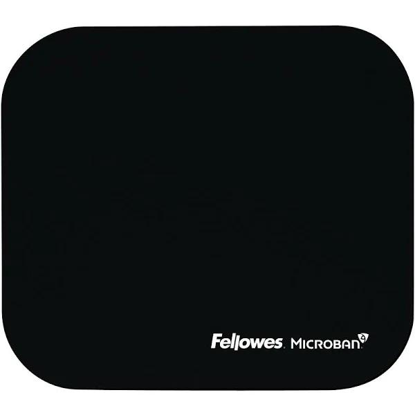 Fellowes Microban Black Mouse Pad