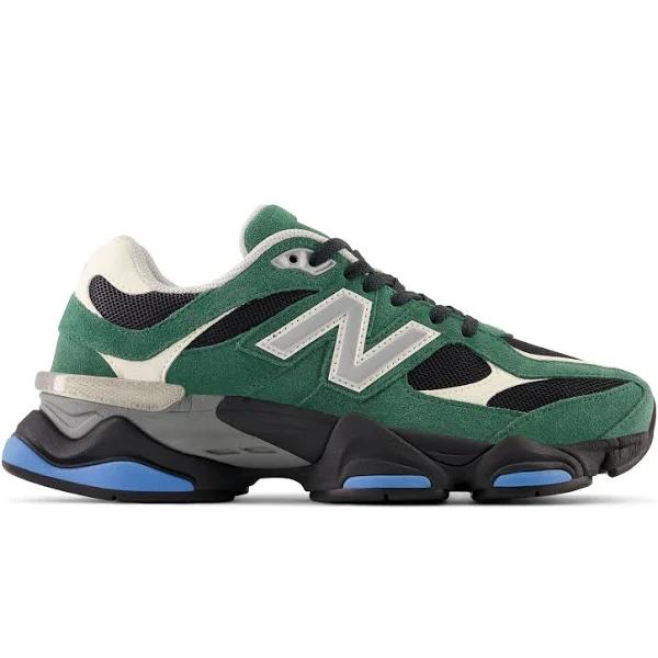 New Balance Unisex 9060 Team Forest Green/Black/Sea Salt - Size 4