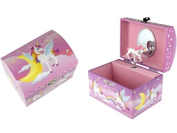 Kaper Kidz - Starlight Unicorn Dome Musical Jewellery Box