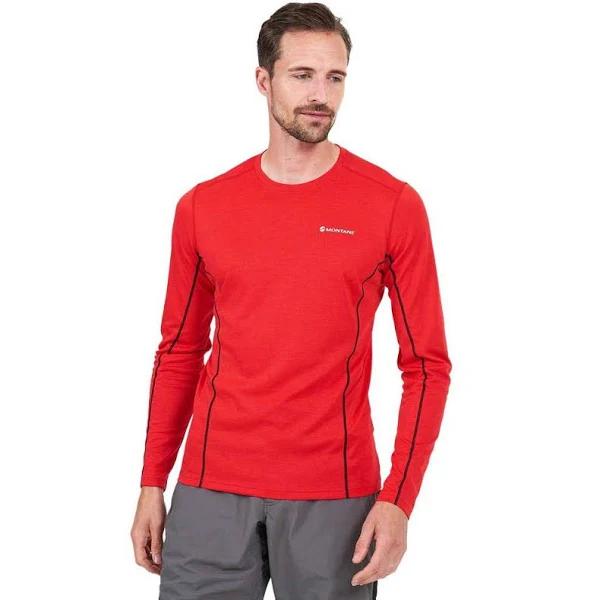 Montane Dart Long Sleeve T-Shirt Men’s Alpine Red / XXL