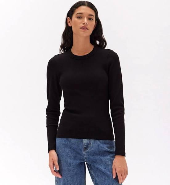 Assembly Label - Miana Long Sleeve Tee - Black 6