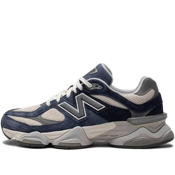 New Balance 9060 Sneakers in Navy and Off White-Black