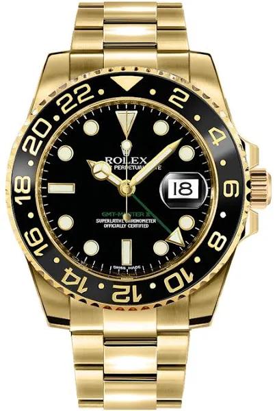 Rolex GMT-Master II Gold Men's Watch 116718LN-0001