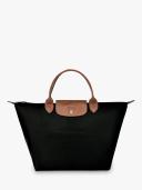 Longchamp Le Pliage Top-handle Handbag (Medium, Black)