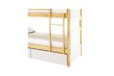 Elisha Pine Bunk Bed With Thermis Mattress - Natural White