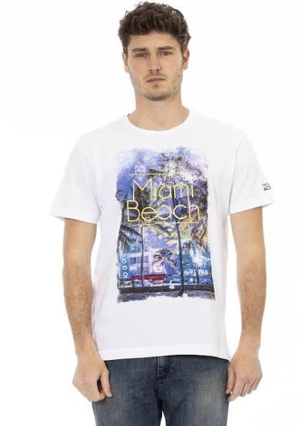 Trussardi Action White Cotton T-Shirt - L