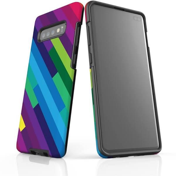 For Samsung Galaxy S10 Plus Protective Case, Rainbow