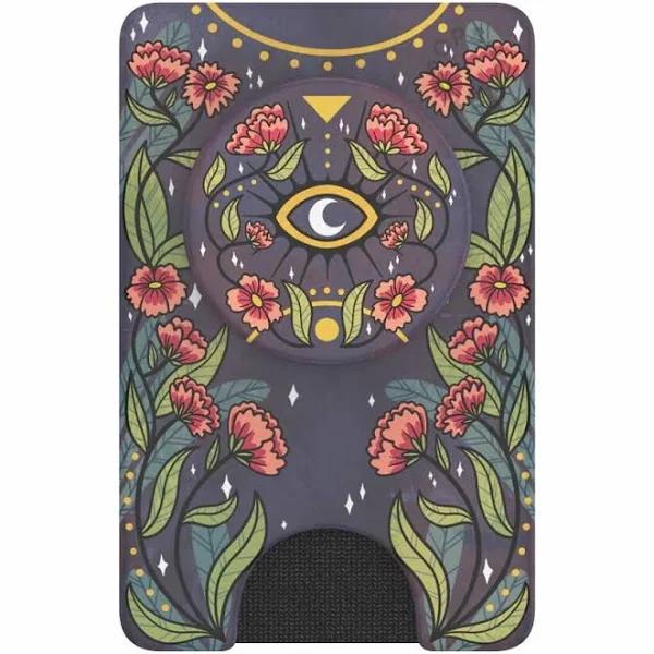 PopSockets PopWallet+ (with PopGrip Cell Phone Grip & Stand) - Floral Bohemian