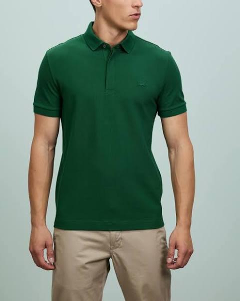 Lacoste Paris Stretch Polo in Green M