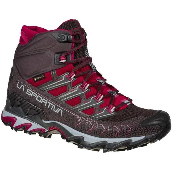 La Sportiva Ultra Raptor II Mid Woman GTX - Carbon/Red Plum