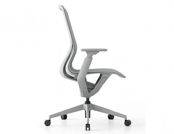 Gravity Ergo Office Chair Light Grey Frame With Light Grey Mesh