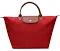 Longchamp Le Pliage Medium Nylon Short Handle Tote Red