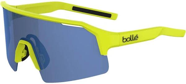 Bolle C-Shifter Sunglasses | Size 140, Acid Yellow Matte / Brown Blue