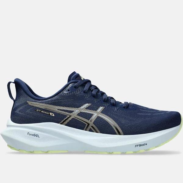 Womens ASICS GT-2000 13, Blue Expanse/Champagne / 8.5