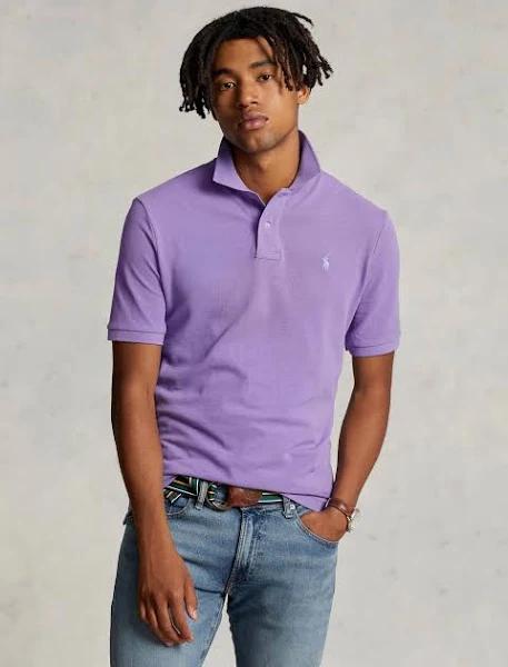 Polo Ralph Lauren Custom Slim Fit Polo Shirt - Hampton Purple