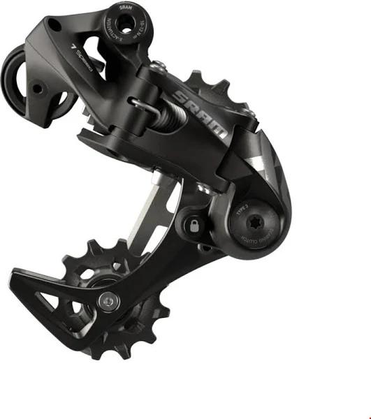 SRAM X01 DH 7 Speed Rear Derailleur / Black Medium Cage