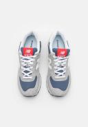 New Balance Unisex 574 Shadow Grey/Sea Salt - Size 5