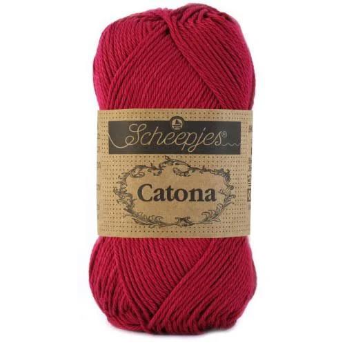 Scheepjes Catona Colours 414 - 604 50g / 517 Ruby