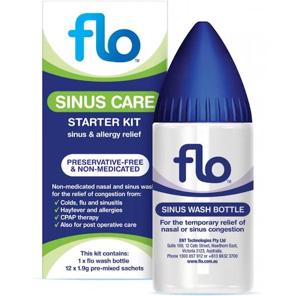 Flo Sinus Care Starter Kit 12 Sachets